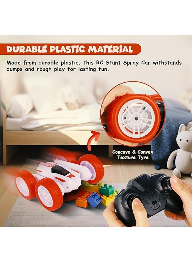 FUNFY Racing Stunt RC Toy Car | 4WD | 360° Rotation, Off-Road, Double-Side Drive | Anti-Slip Vacuum Tires, Fog Spray, Rechargeable Battery - Image 5